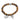 Cross Religious Agate Stone Bead Bracelet