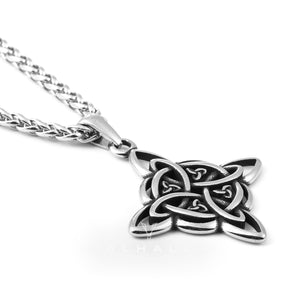 Celtic Triquetra Stainless Steel Pendant & Chain