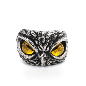 Owl Stainless Steel Animal Ring