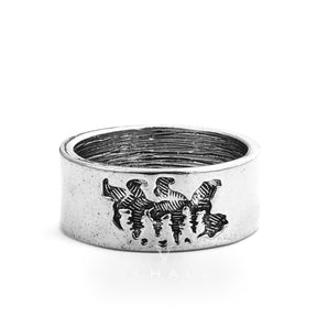 Black Bear Forest Alloy Ring
