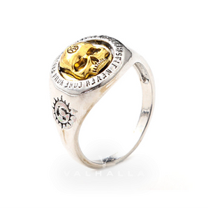 Rock Symbol Skull Ring