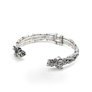 Wolf Torc Viking Bracelet