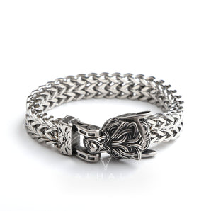 Celtic Wolf Stainless Steel Animal Bracelet