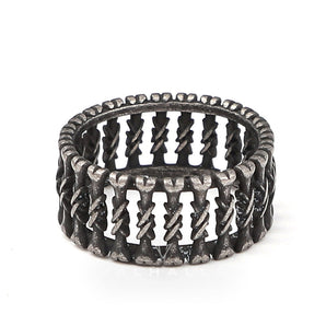 Skull Bone Stainless Steel Band Ring