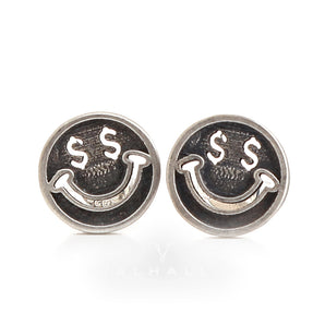 Smiling Face Stud Earrings