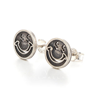 Smiling Face Stud Earrings