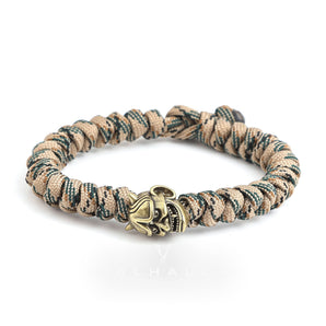 Japanese Oni Alloy 7 Core Paracord Bracelet Stainless Steel