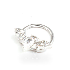 16G Bat Hinged Nose Ring