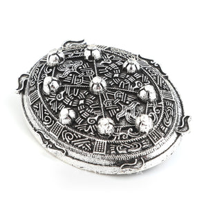Viking Zinc Alloy Turtle Fibula Brooch