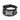 Antique Silver Black Leather