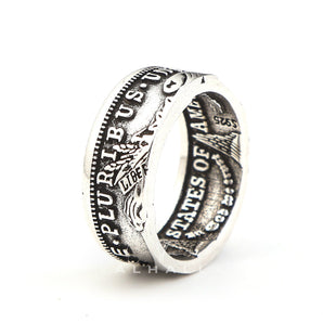 1896 Morgan Dollar Pattern Alloy Ring