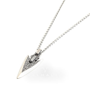Spear Arrowhead Stainless Steel Pendant & Chain