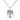 Dragon Pure Tin Celtic Cross Necklace