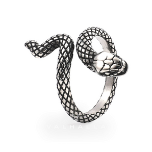 Ferocious Snake Stainless Steel Animal Ring