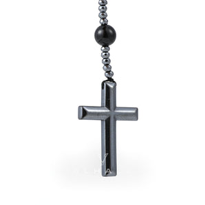 80 CM Cross Stone Bead Necklace