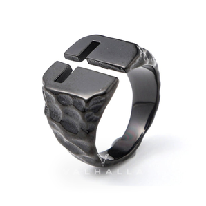 Hollow Cross Stainless Steel Ring