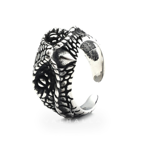 Vintage Cerastes Stainless Steel Animal Ring