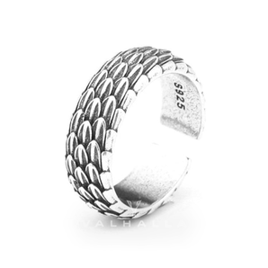 Dragon Scale Stainless Steel Ring