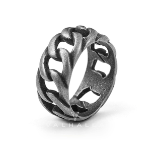 Weave Pattern Stainless Steel Ring