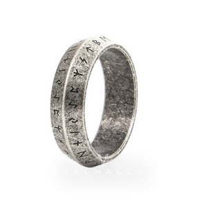 Retro Runes Stainless Steel Viking Ring