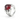 Handcrafted Stainless Steel Dragon Claw Biker Ring With Inset Stone