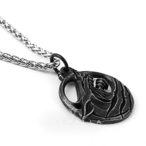 Fenrir Wolf Stainless Steel Animal Pendant & Chain