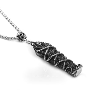 Mummy Coffin Stainless Steel Egypt Pendant