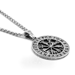 Vegvisir Viking Compass Stainless Steel Pendant