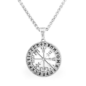 Vegvisir Viking Compass Stainless Steel Pendant