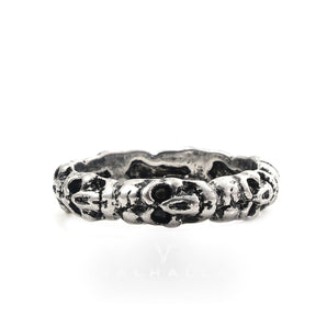 Surrounded Skull Ring