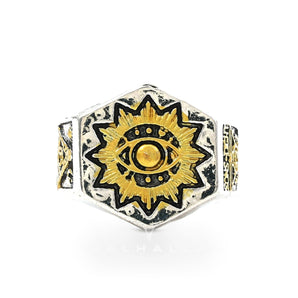 The All-seeing Eye Of God Masonic Ring