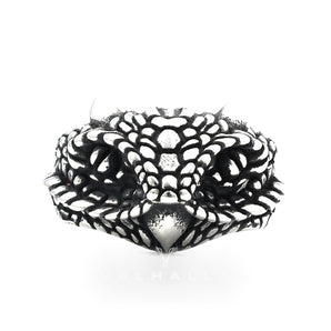 Vintage Cerastes Stainless Steel Animal Ring
