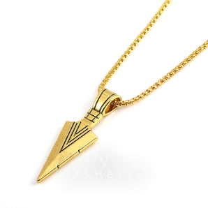 Vintage Arrowhead Stainless Steel Pendant