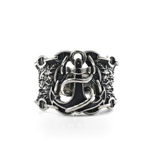 Sailor Anchor Stainless Steel Marine Ring