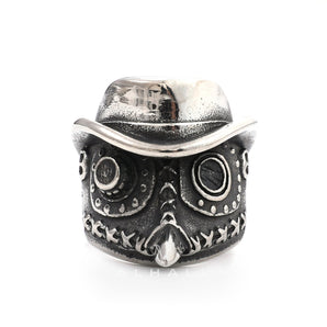 Plague Doctor Stainless Steel Ring