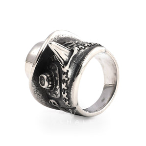 Plague Doctor Stainless Steel Ring