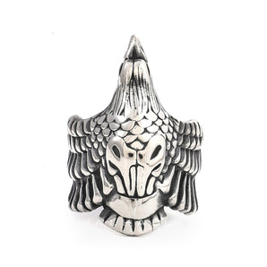 Crow Stainless Steel Beast Ring