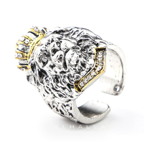 Crown Lion King Ring