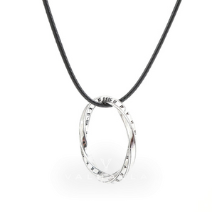 Mobius Strip Sterling Silver Pendant