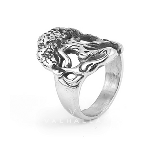 Handcrafted Stainless Steel Yggdrasil / Tree of Life Ring