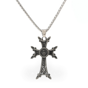 Vintage Celtic Cross Stainless Steel Viking Pendant