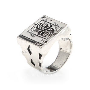 Grim Reaper Poker Stainless Steel Ring