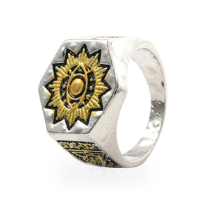 The All-seeing Eye Of God Sterling Silver Masonic Ring