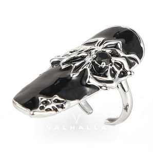 Goth Spider Alloy Animal Nail Rings