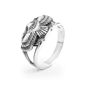 Goshawk Stainless Steel Eagle Ring