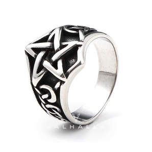 Pentagram Stainless Steel Ring