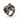 Horned Devil Stainless Steel Skull Ring