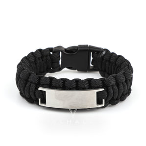 Star Of Life Stainless Steel Paracord Bracelet