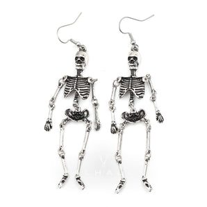 Scary Skeleton Alloy Earrings