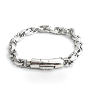 Classic Winding Stainless Steel Bracelet